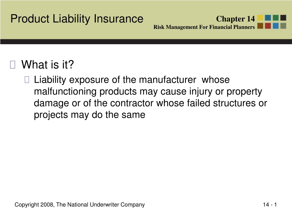 Product Liability Insurance