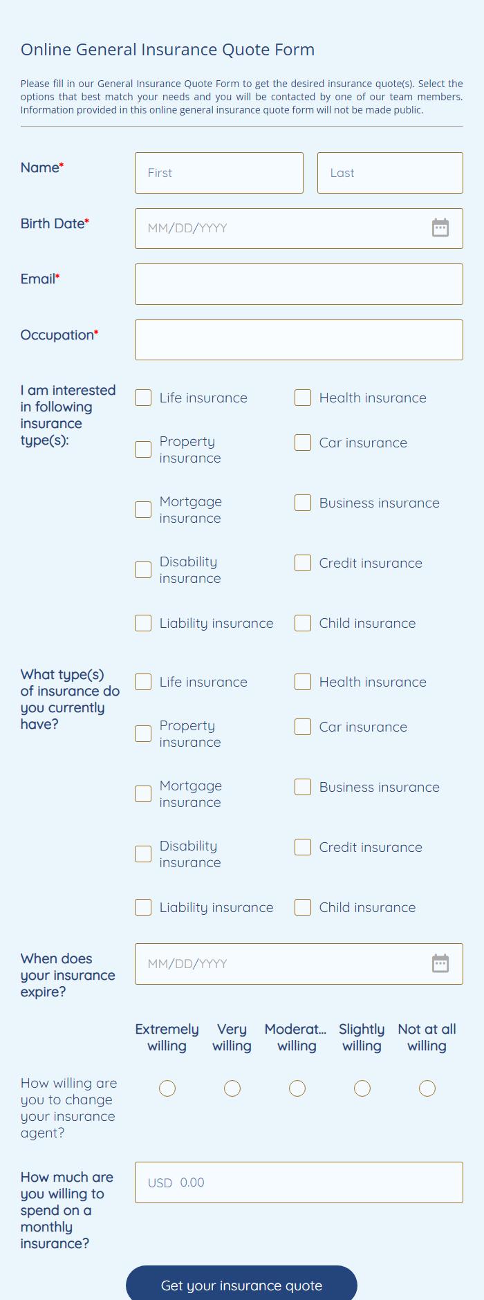 Online Quote Car Insurance