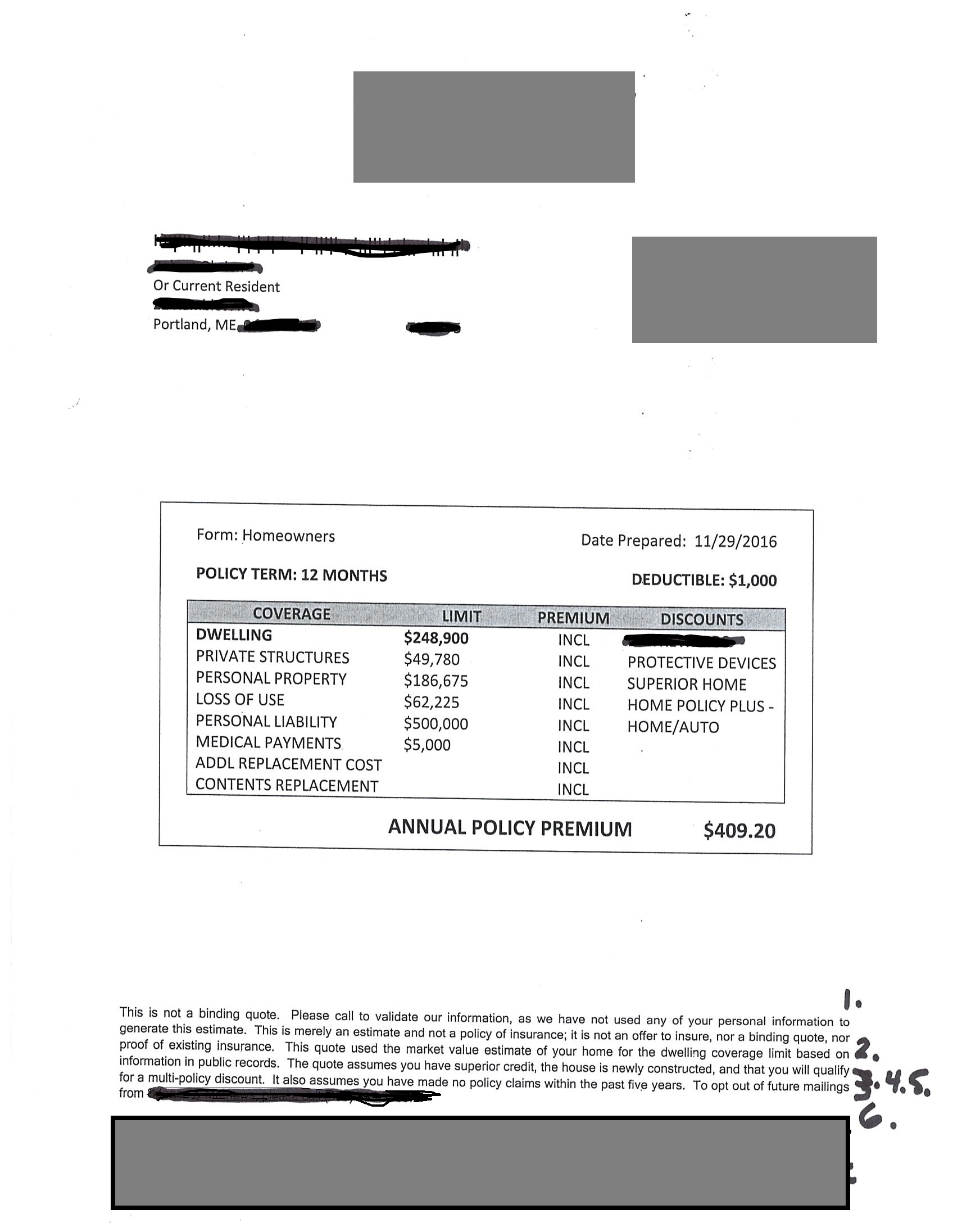 Insurance Qoute