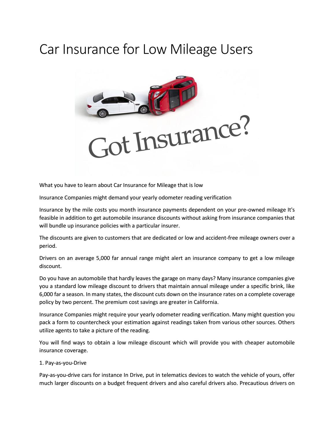 Low Car Insurance