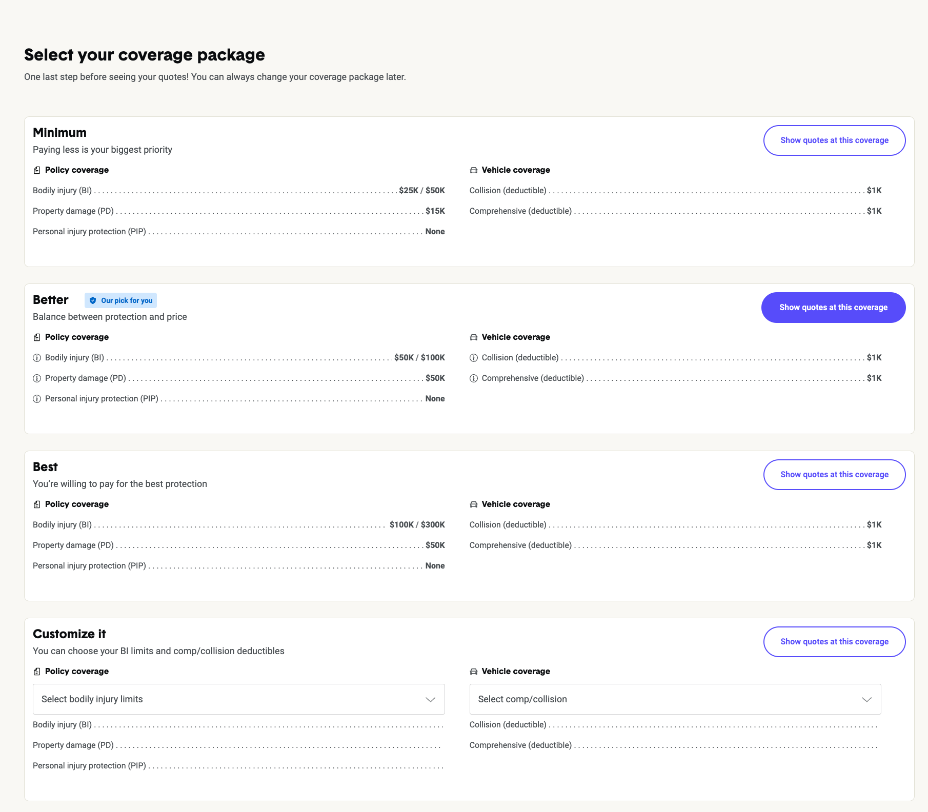Car Insurance Comparison
