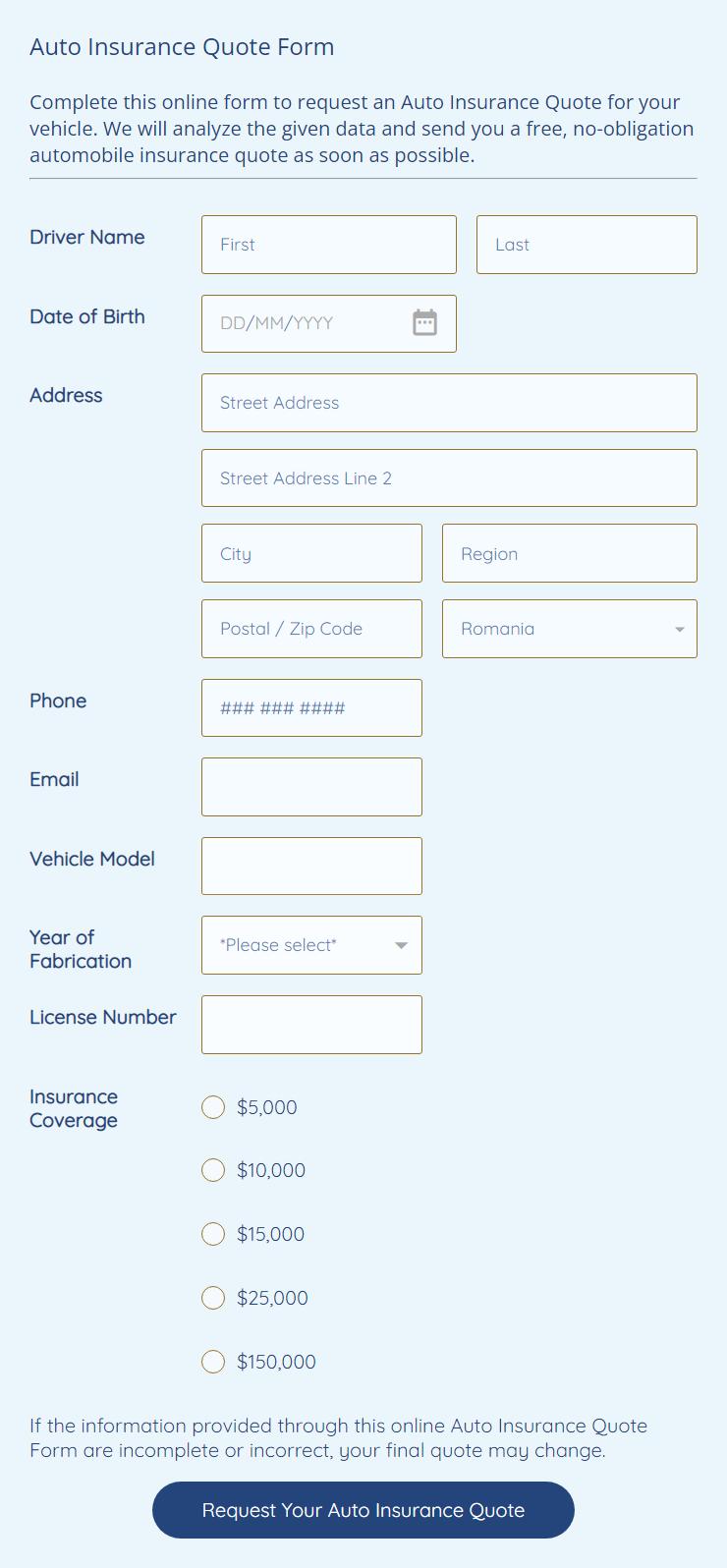 Get A Free Car Insurance Quote Online